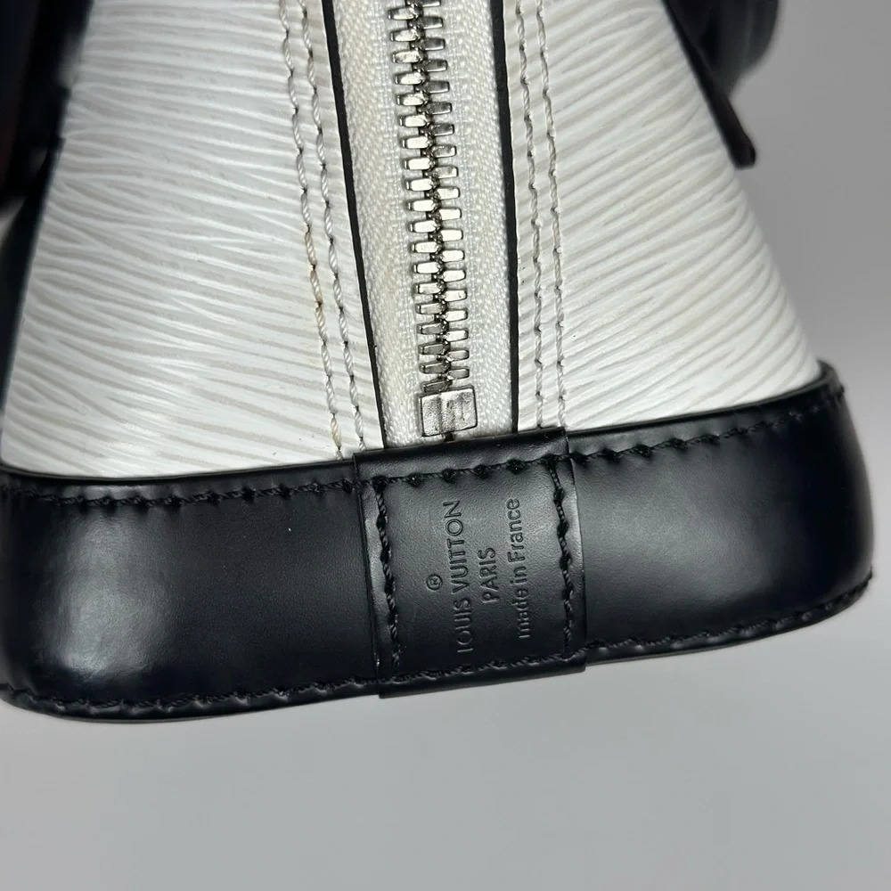 Authentic Louis Vuitton Alma BB Epi Leather Satchel